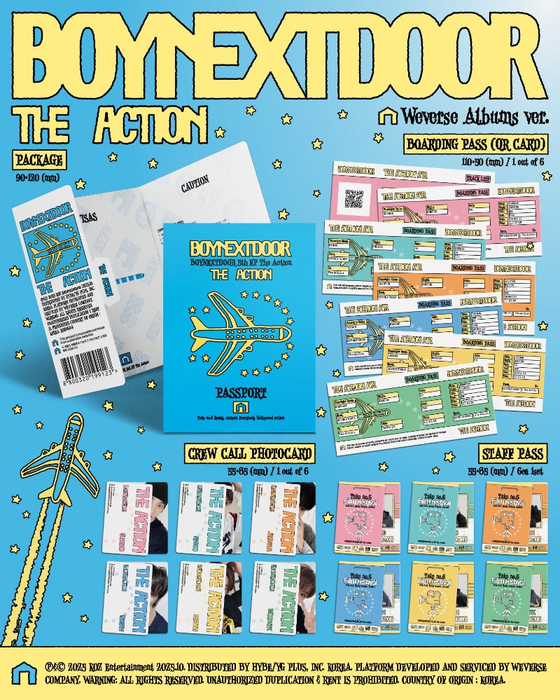 BOYNEXTDOOR - The Action (Weverse Album)