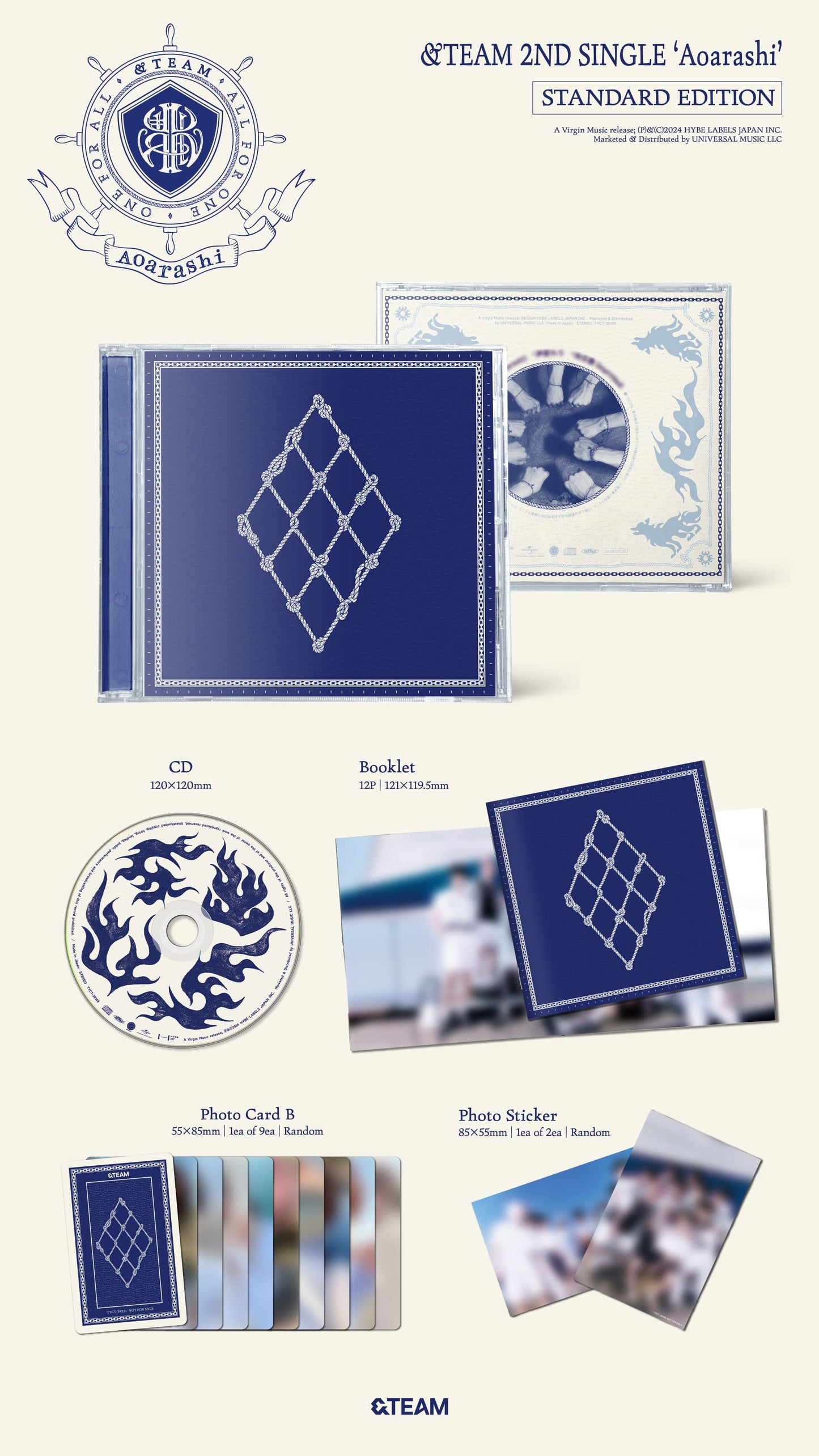 &TEAM - Aoarashi (Standard Edition)
