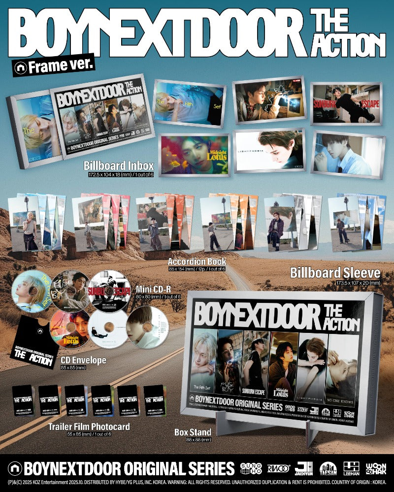 BOYNEXTDOOR - The Action (Frame Ver.)