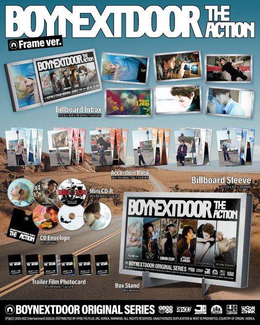 BOYNEXTDOOR - The Action (Frame Ver.)