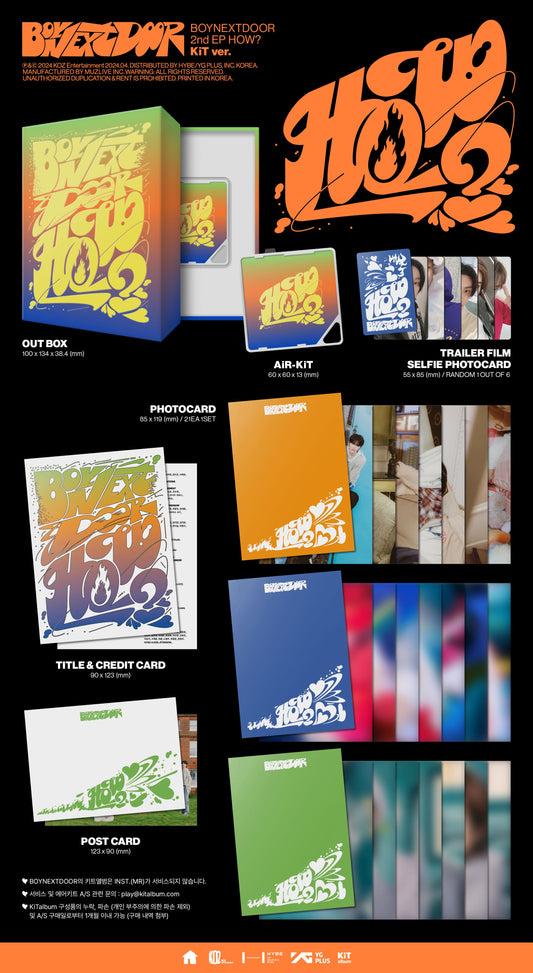 BOYNEXTDOOR - How? (KiT Ver.)