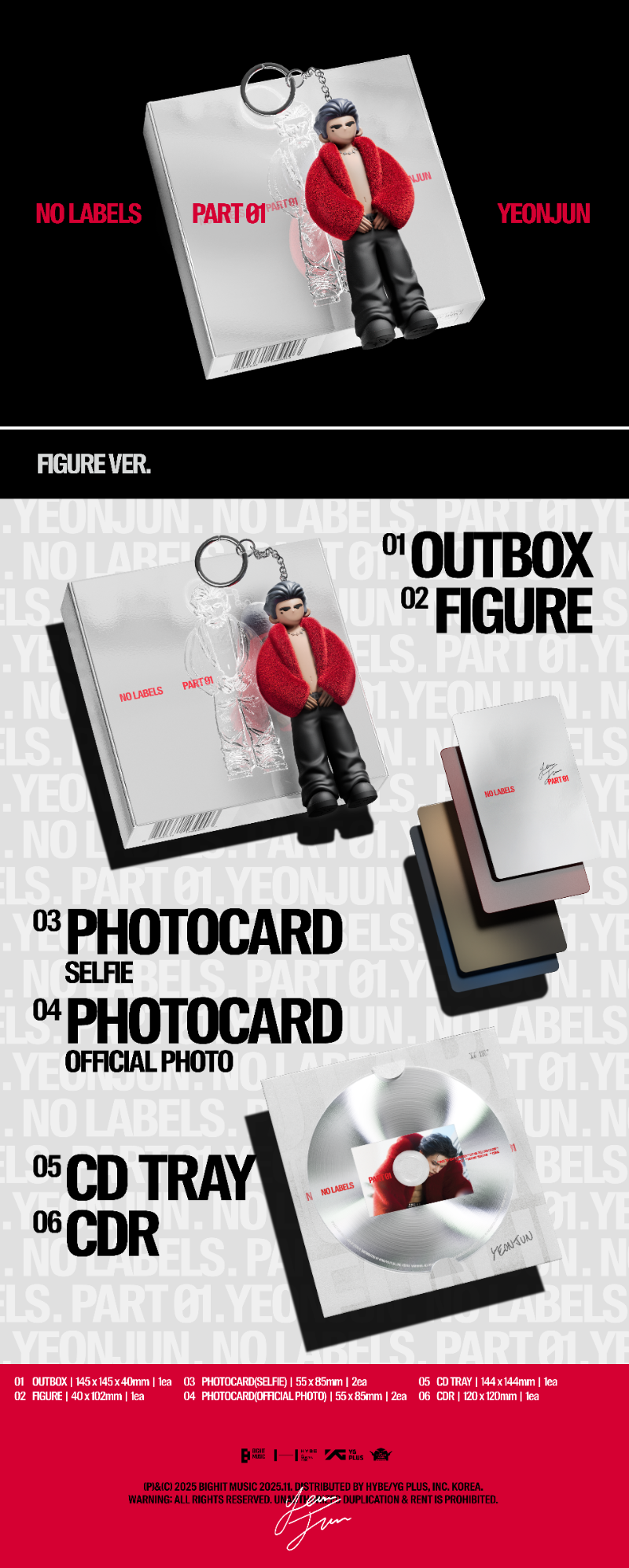 YEONJUN - 1st Mini Album [NO LABELS: PART 01] (Figure Ver.)