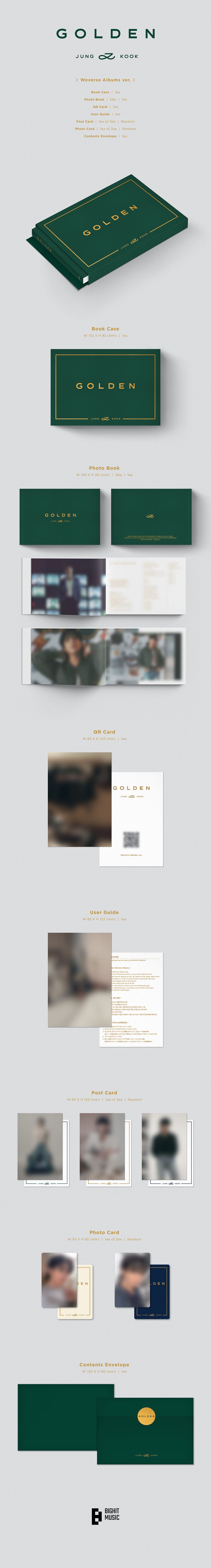 Jung Kook - Golden (Weverse Albums ver.)