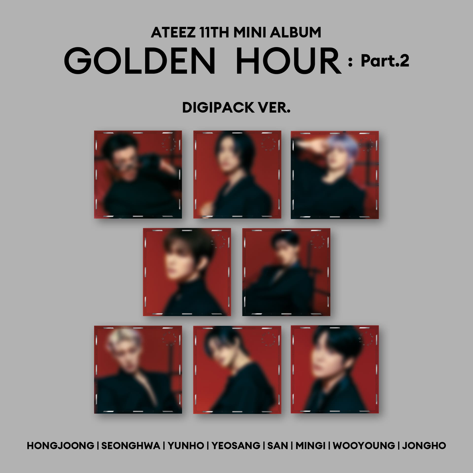 ATEEZ - [GOLDEN HOUR : Part.2] (Digipack Ver.)