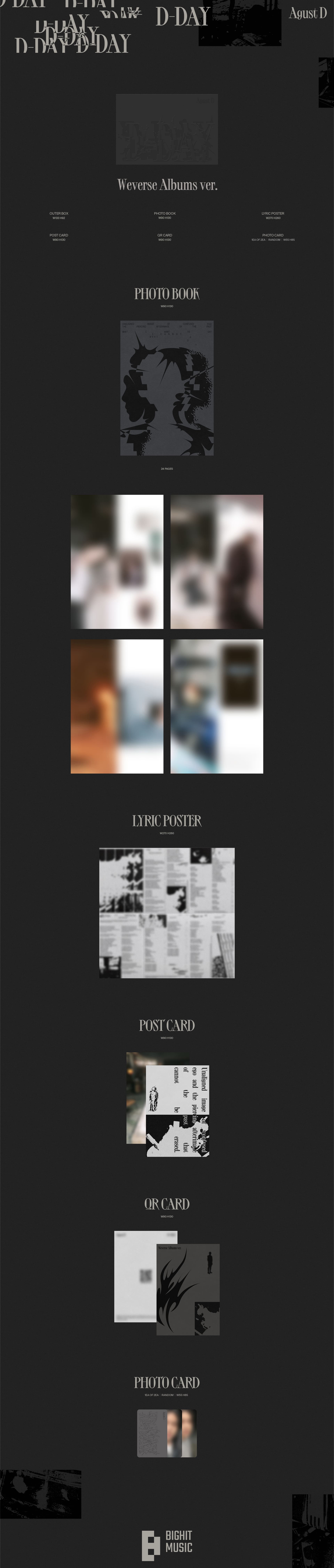 Agust D 1st Album [D-DAY] (Weverse Albums Ver.)