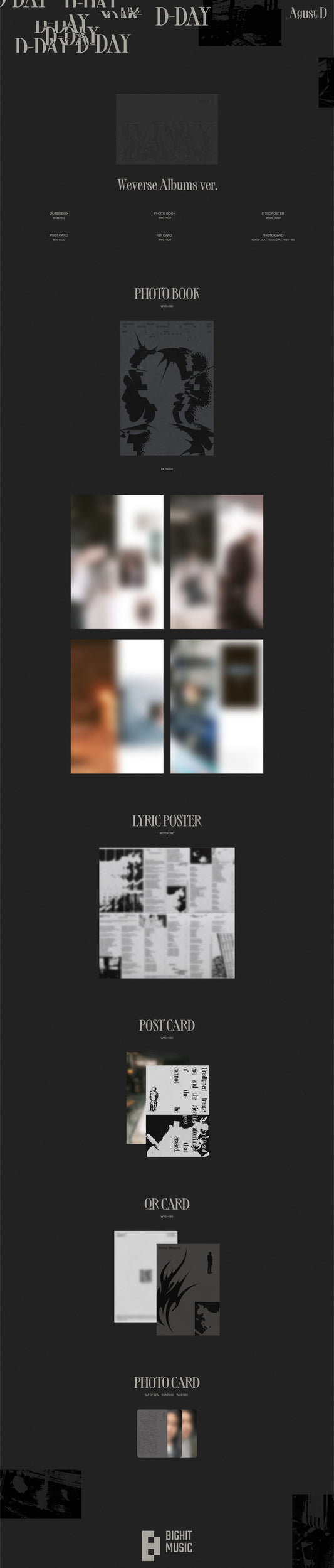 Agust D 1st Album [D-DAY] (Weverse Albums Ver.)