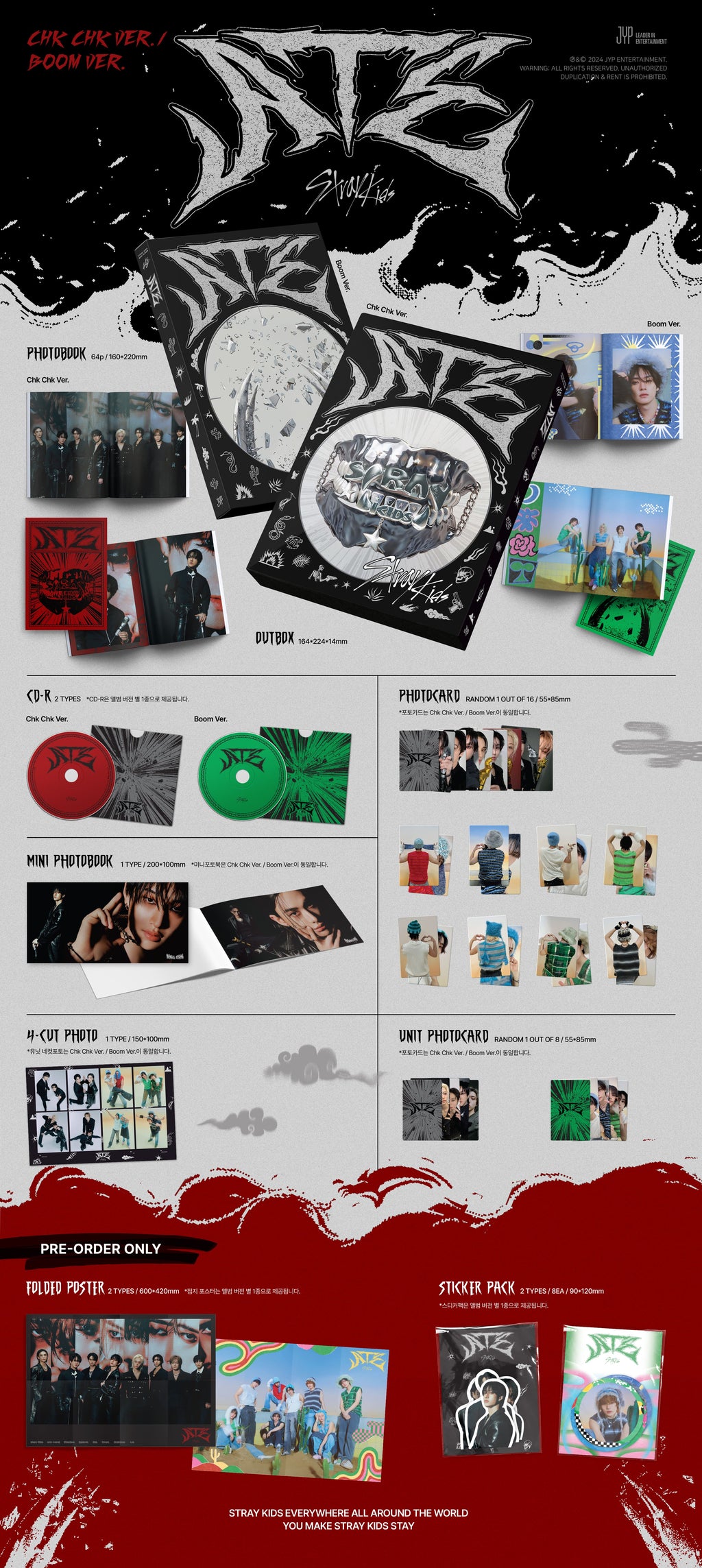 Stray Kids - Ate (Chk Chk Ver./ Boom Ver.)