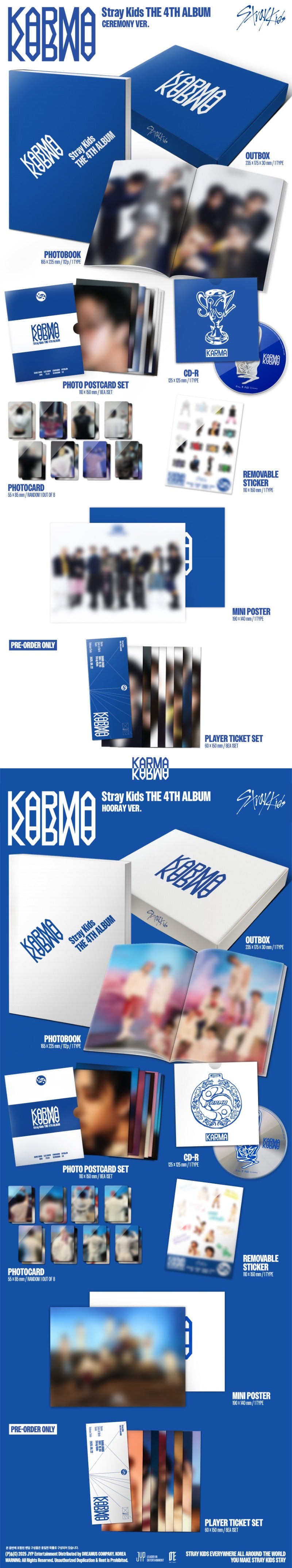 Stray Kids - Karma (Ceremony Ver./Hooray Ver.)