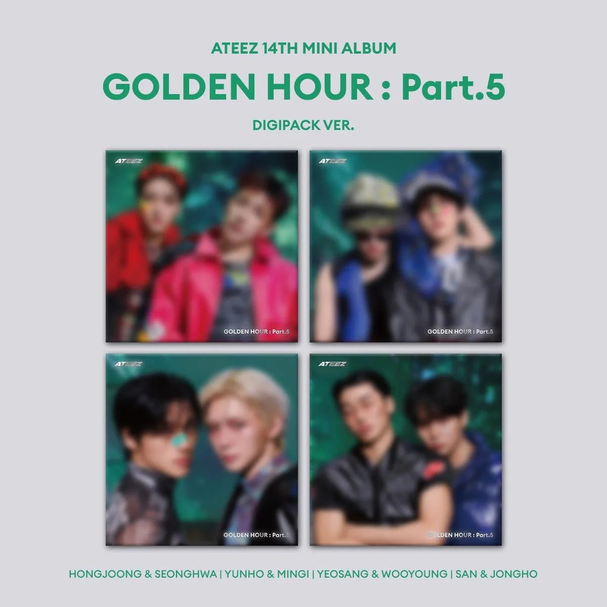 Ateez - Golden Hour : Part 5 (Digipack Unit Ver.)