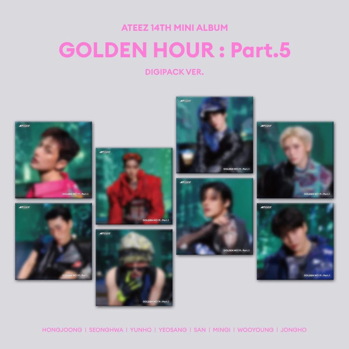 Ateez - Golden Hour : Part 5 (Digipack Ver.)