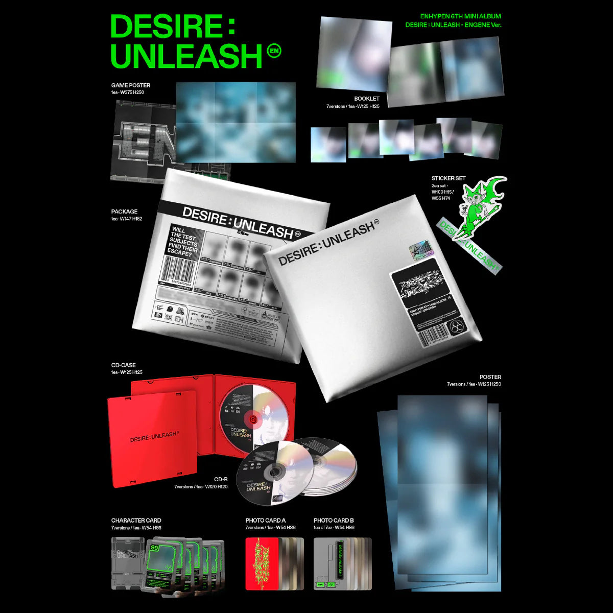 Enhypen : Desire : Unleash Engene Ver.