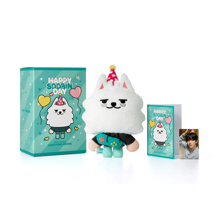 TOMORROW X TOGETHER - HAPPY SOOBIN DAY Heart Messenger CHOI YONG MEONG Plush Set