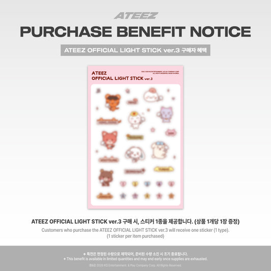 [Pre-Order] Ateez - Light Stick Ver. 3