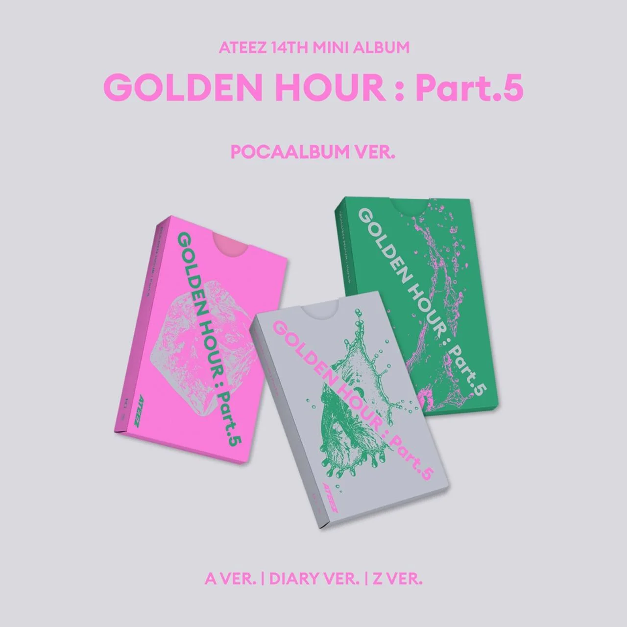 Ateez - Golden Hour : Part 5 (POCAALBUM) [MAKESTAR Photocard Event]