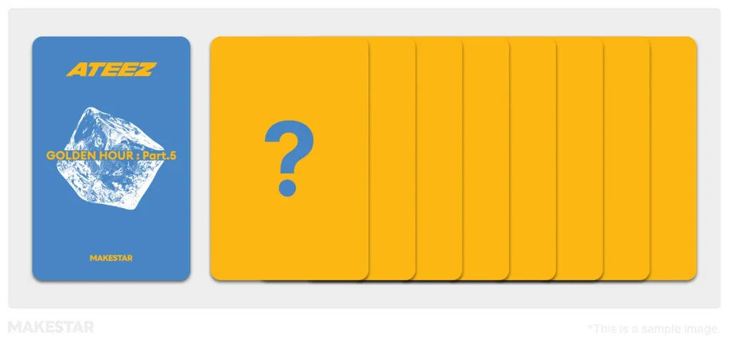 Ateez - Golden Hour : Part 5 (POCAALBUM) [MAKESTAR Photocard Event]